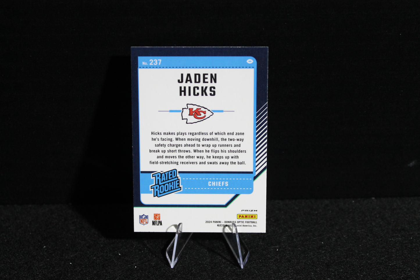 Jaden Hicks - 2024 Donruss Optic - Holo - Rated Rookie