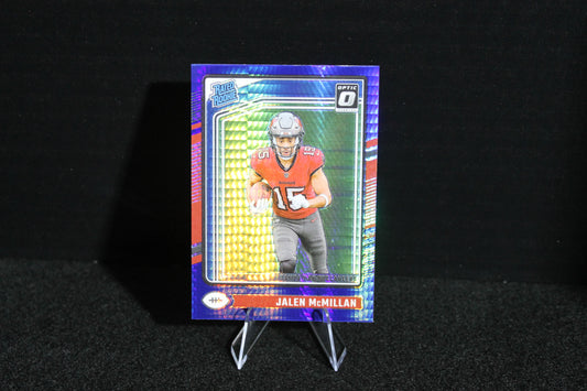 Jalen McMillan - 2024 Donruss Optic - Blue Hyper - Rated Rookie