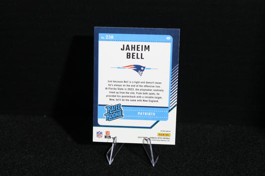 Jaheim Bell - 2024 Donruss Optic - Green Velocity - Rated Rookie