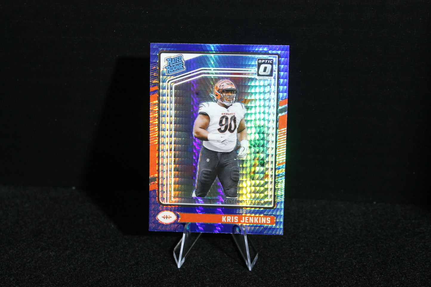 Kris Jenkins - 2024 Donruss Optic - Blue Hyper - Rated Rookie