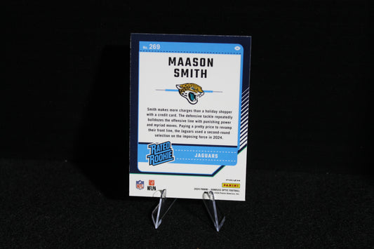 Mason Smith - 2024 Donruss Optic - Blue Hyper - Rated Rookie