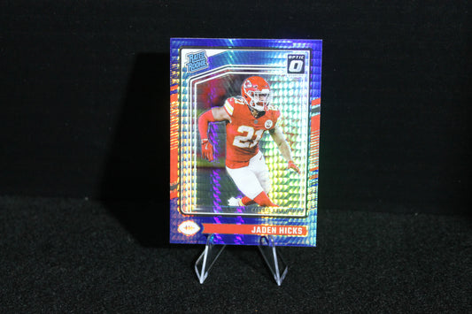 Jaden Hicks - 2024 Donruss Optic - Blue Hyper - Rated Rookie