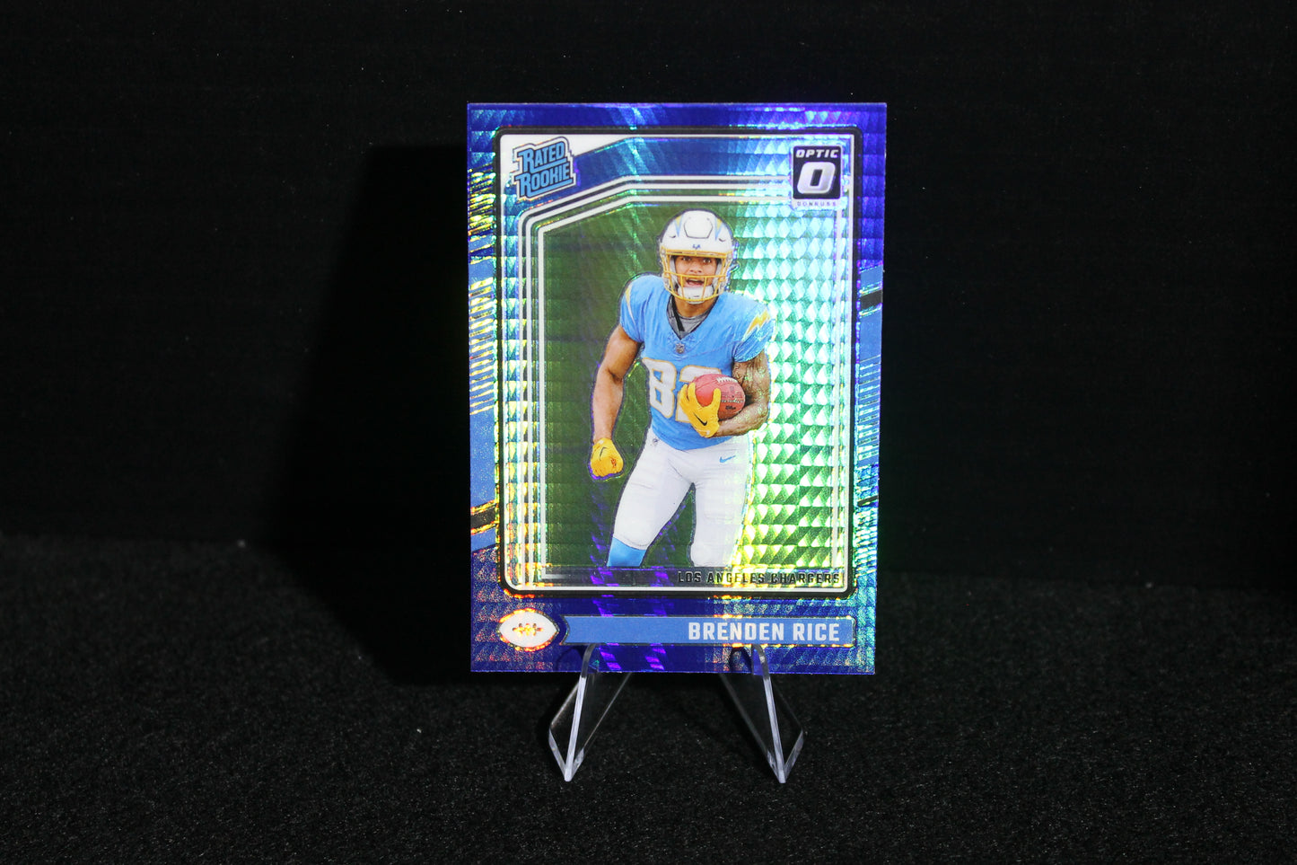 Brenden Rice - 2024 Donruss Optic - Blue Hyper - Rated Rookie