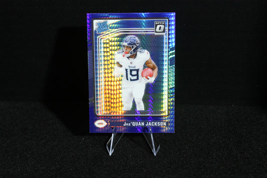 Jha'Quan Jackson - 2024 Donruss Optic - Blue Hyper - Rated Rookie