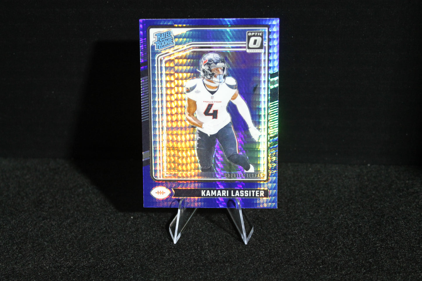 Kamari Lassiter - 2024 Donruss Optic - Blue Hyper - Rated Rookie