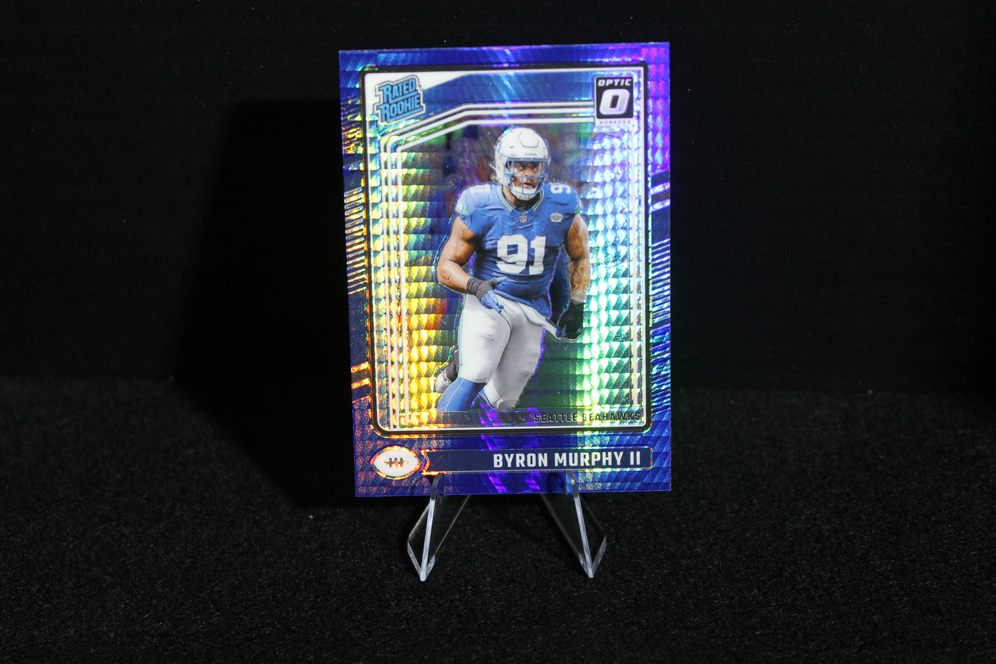 Byron Murphy II - 2024 Donruss Optic - Blue Hyper - Rated Rookie