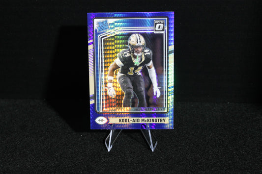 Kool-Aid McKinstry - 2024 Donruss Optic - Blue Hyper - Rated Rookie