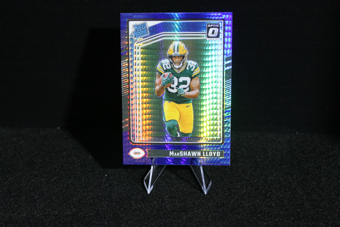 MarShawn Lloyd - 2024 Donruss Optic - Blue Hyper - Rated Rookie