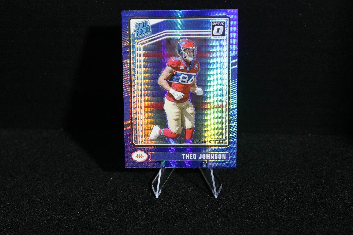 Theo Johnson - 2024 Donruss Optic - Blue Hyper - Rated Rookie