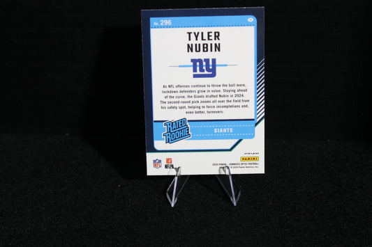 Tyler Nubin - 2024 Donruss Optic - Blue Hyper - Rated Rookie