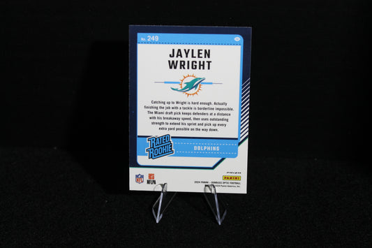 Jaylen Wright - 2024 Donruss Optic - Blue Hyper - Rated Rookie