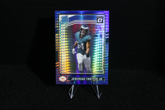 Jeremiah Trotter Jr. - 2024 Donruss Optic - Blue Hyper - Rated Rookie