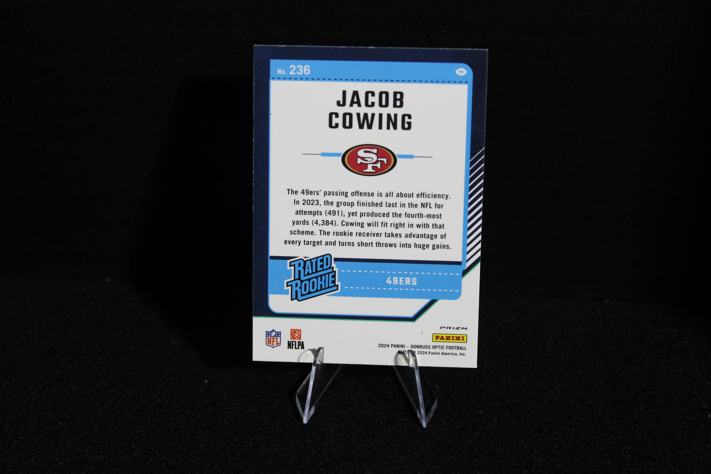 Jacob Cowing - 2024 Donruss Optic - Blue Hyper - Rated Rookie