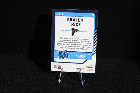 Bralen Trice - 2024 Donruss Optic - Blue Hyper - Rated Rookie