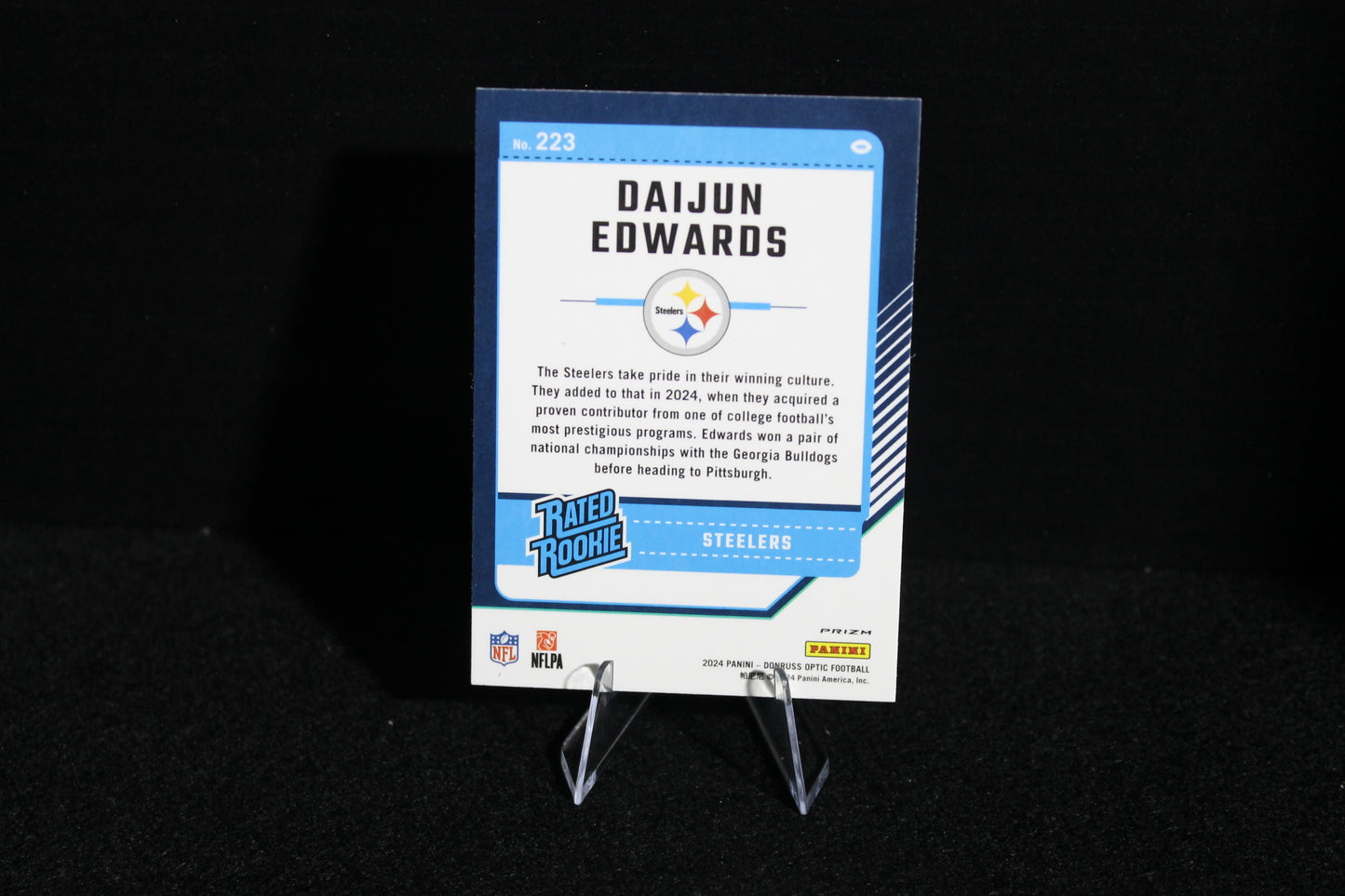 Daijun Edwards - 2024 Donruss Optic - Green Velocity - Rated Rookie