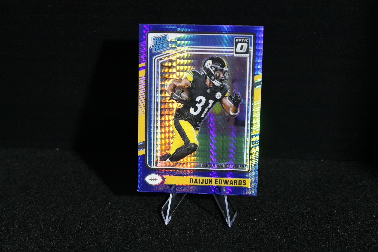 Daijun Edwards - 2024 Donruss Optic - Blue Hyper - Rated Rookie