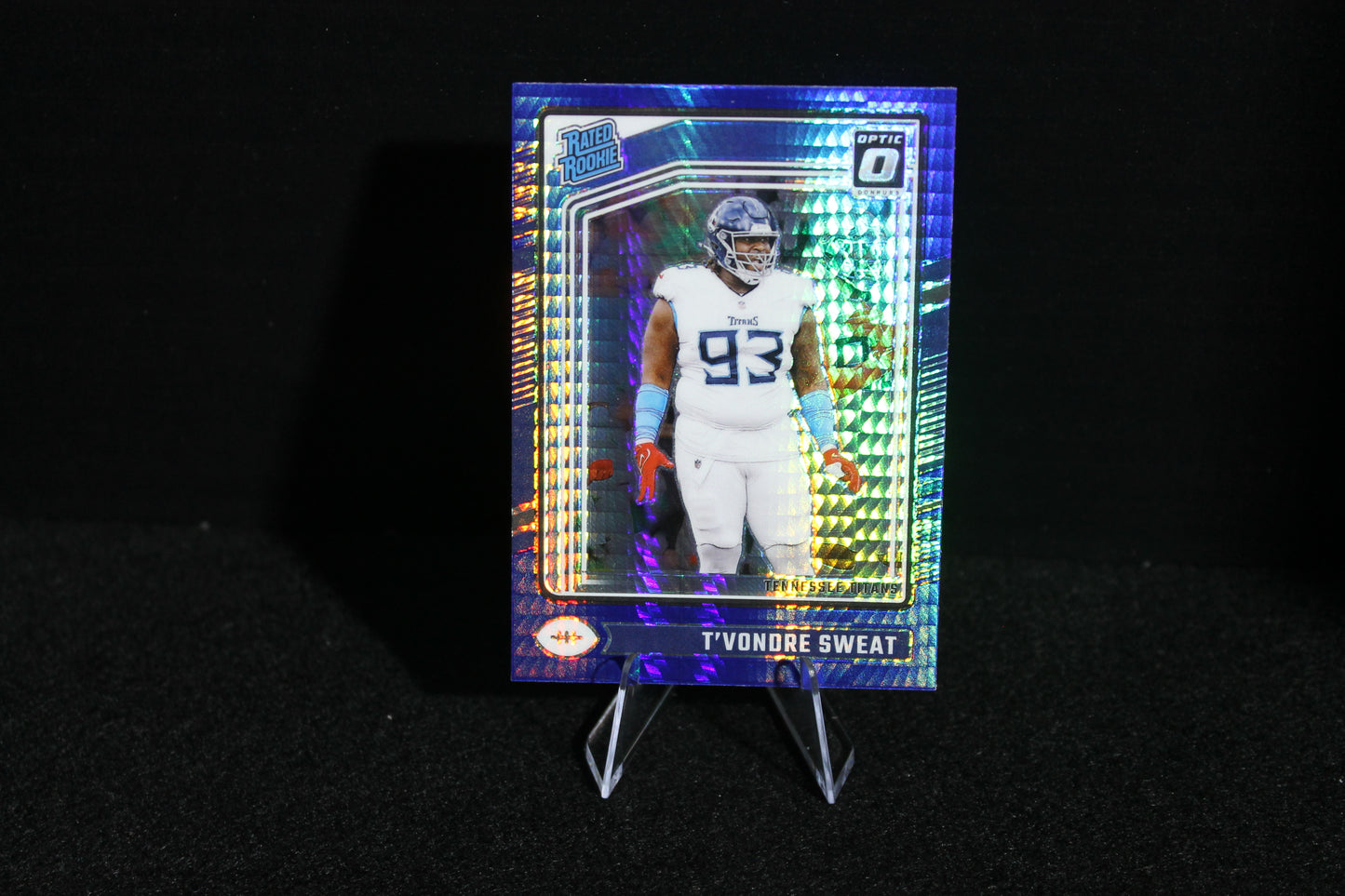 T'Vondre Sweat - 2024 Donruss Optic - Blue Hyper - Rated Rookie