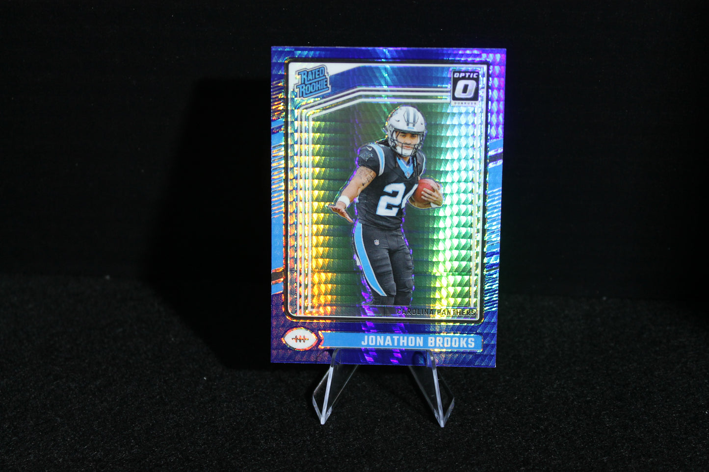 Jonathon Brooks - 2024 Donruss Optic - Blue Hyper - Rated Rookie