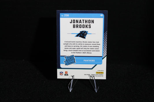 Jonathon Brooks - 2024 Donruss Optic - Blue Hyper - Rated Rookie