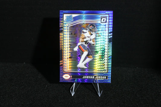 Jawhar Jordan - 2024 Donruss Optic - Blue Hyper - Rated Rookie