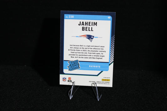 Jaheim Bell - 2024 Donruss Optic - Blue Hyper - Rated Rookie