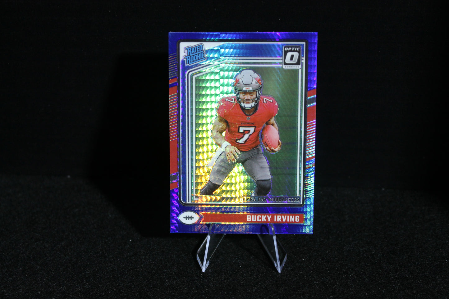 Bucky Irving - 2024 Donruss Optic - Blue Hyper - Rated Rookie