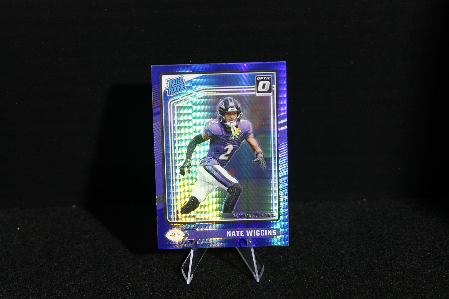 Nate Wiggins - 2024 Donruss Optic - Blue Hyper - Rated Rookie