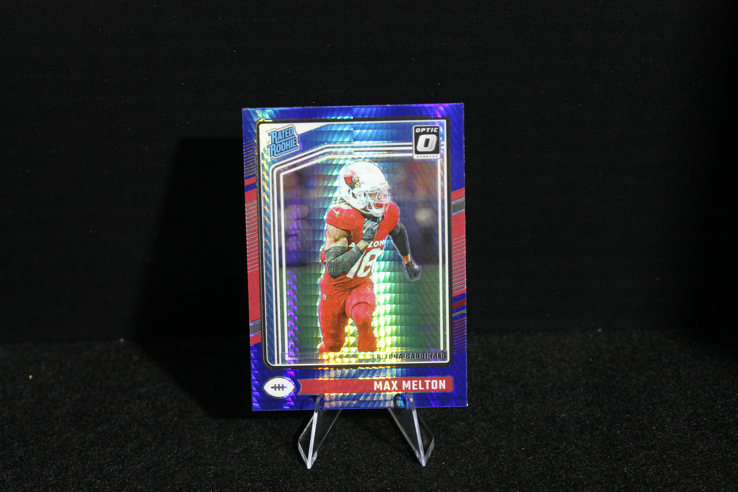 Max Melton - 2024 Donruss Optic - Blue Hyper - Rated Rookie