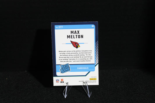 Max Melton - 2024 Donruss Optic - Blue Hyper - Rated Rookie