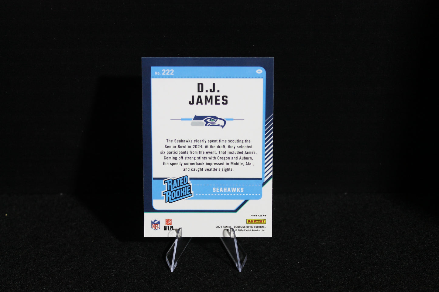 D.J. James - 2024 Donruss Optic - Green Hyper - Rated Rookie