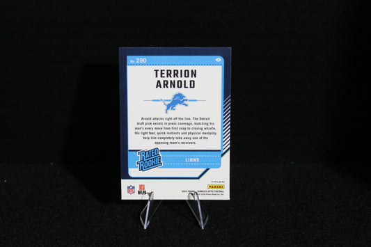 Terrion Arnold - 2024 Donruss Optic - Green Hyper - Rated Rookie