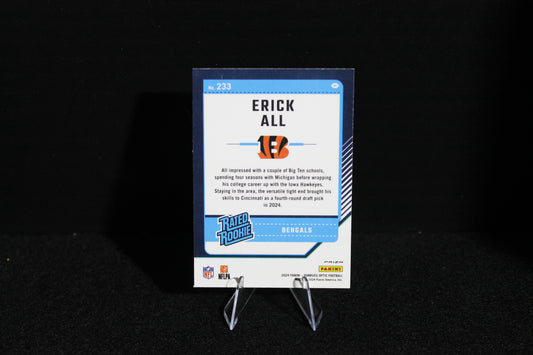 Erick All - 2024 Donruss Optic - Green Velocity - Rated Rookie