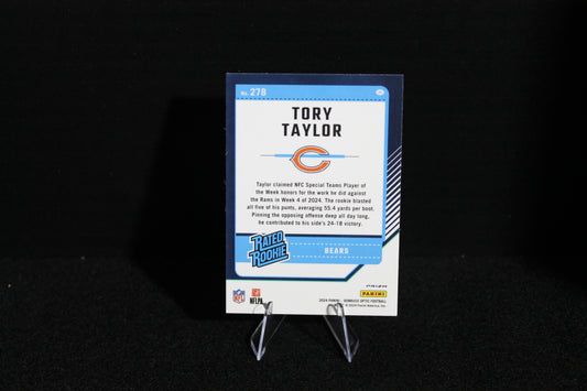 Tory Taylor - 2024 Donruss Optic - Purple Shock - Rated Rookie