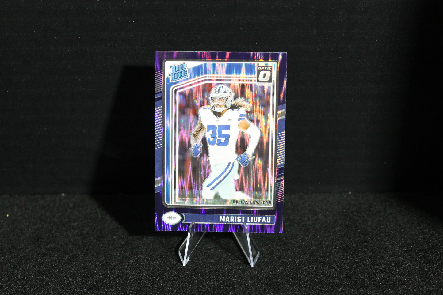 Marist Liufau - 2024 Donruss Optic - Purple Shock - Rated Rookie