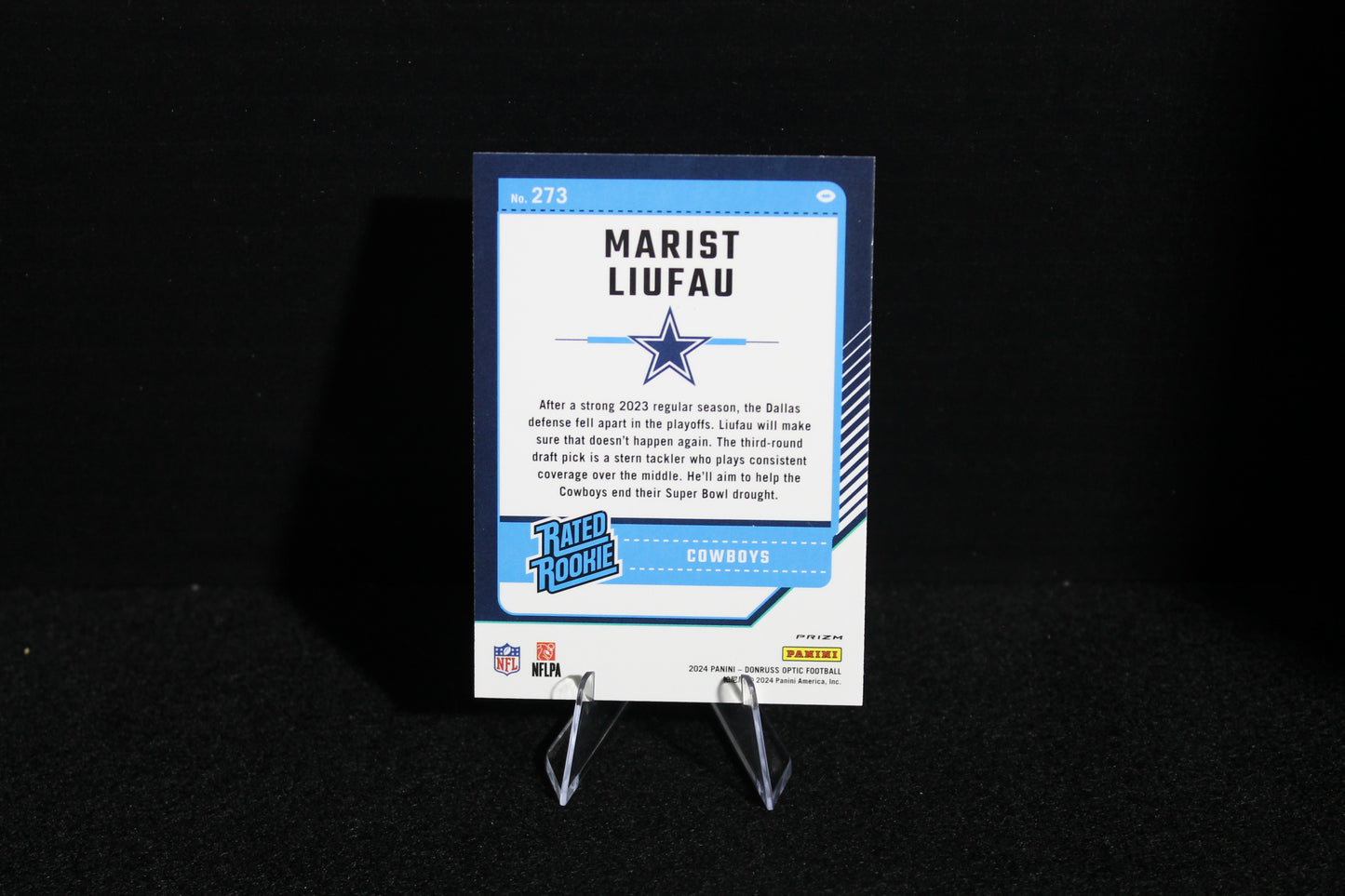 Marist Liufau - 2024 Donruss Optic - Purple Shock - Rated Rookie