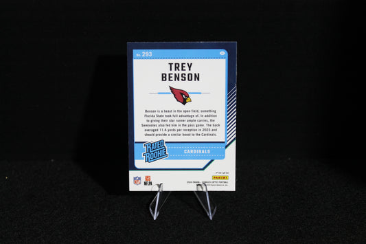 Trey Benson - 2024 Donruss Optic - Purple Shock - Rated Rookie