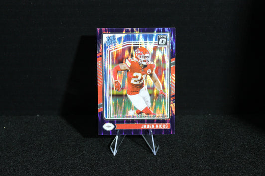 Jaden Hicks - 2024 Donruss Optic - Purple Shock - Rated Rookie