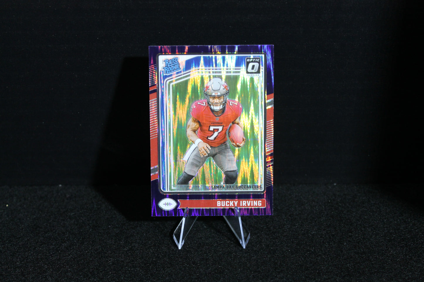 Bucky Irving - 2024 Donruss Optic - Purple Shock - Rated Rookie