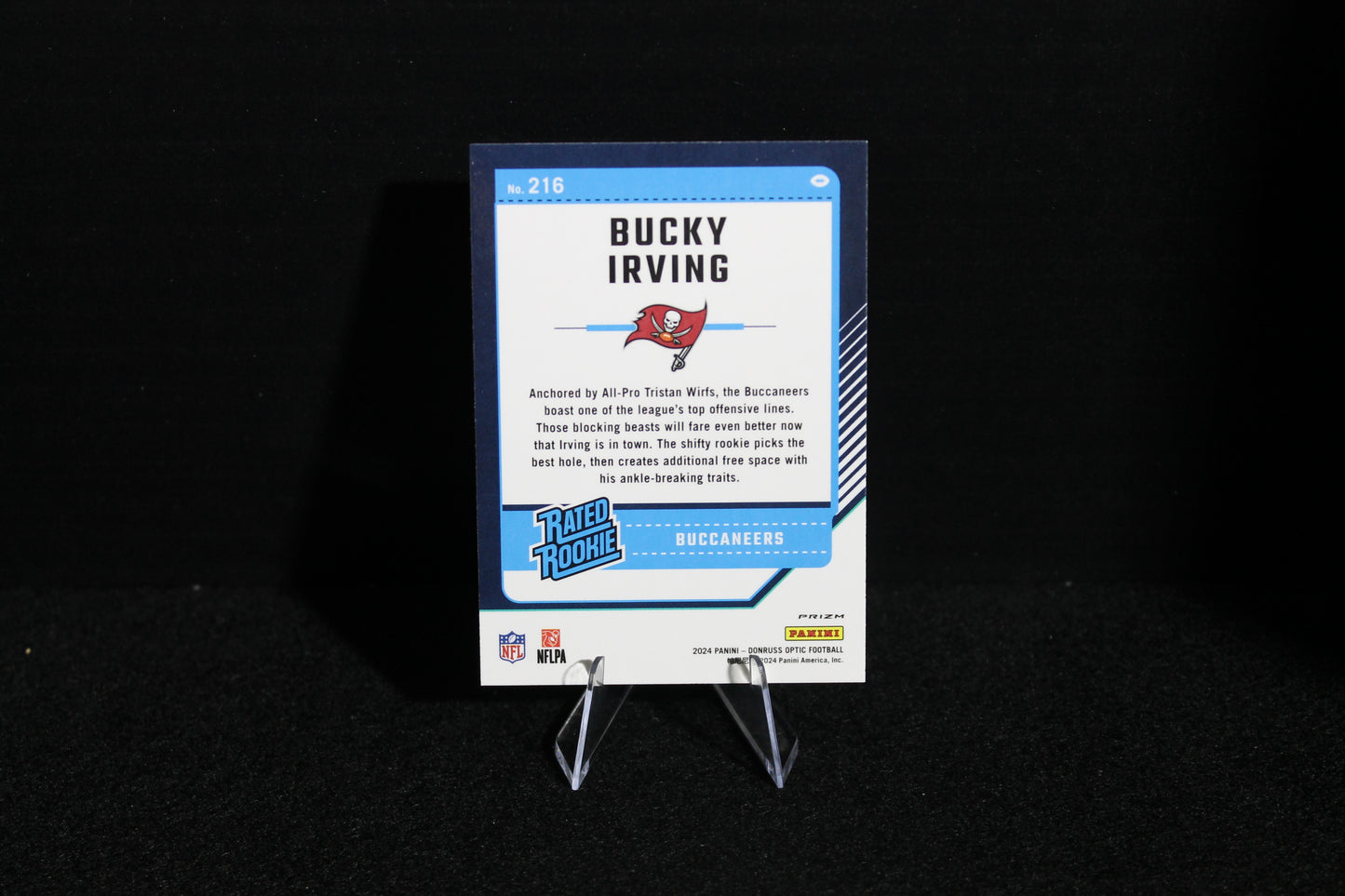 Bucky Irving - 2024 Donruss Optic - Purple Shock - Rated Rookie