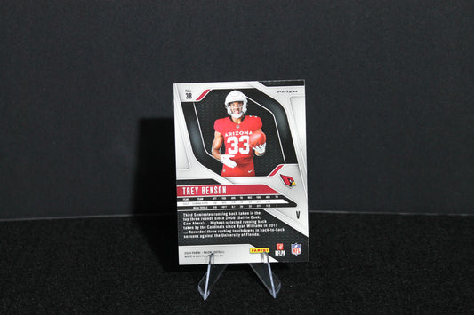 Trey Benson - 2024 Panini Prizm - Silver Prizm - Rookie Variation