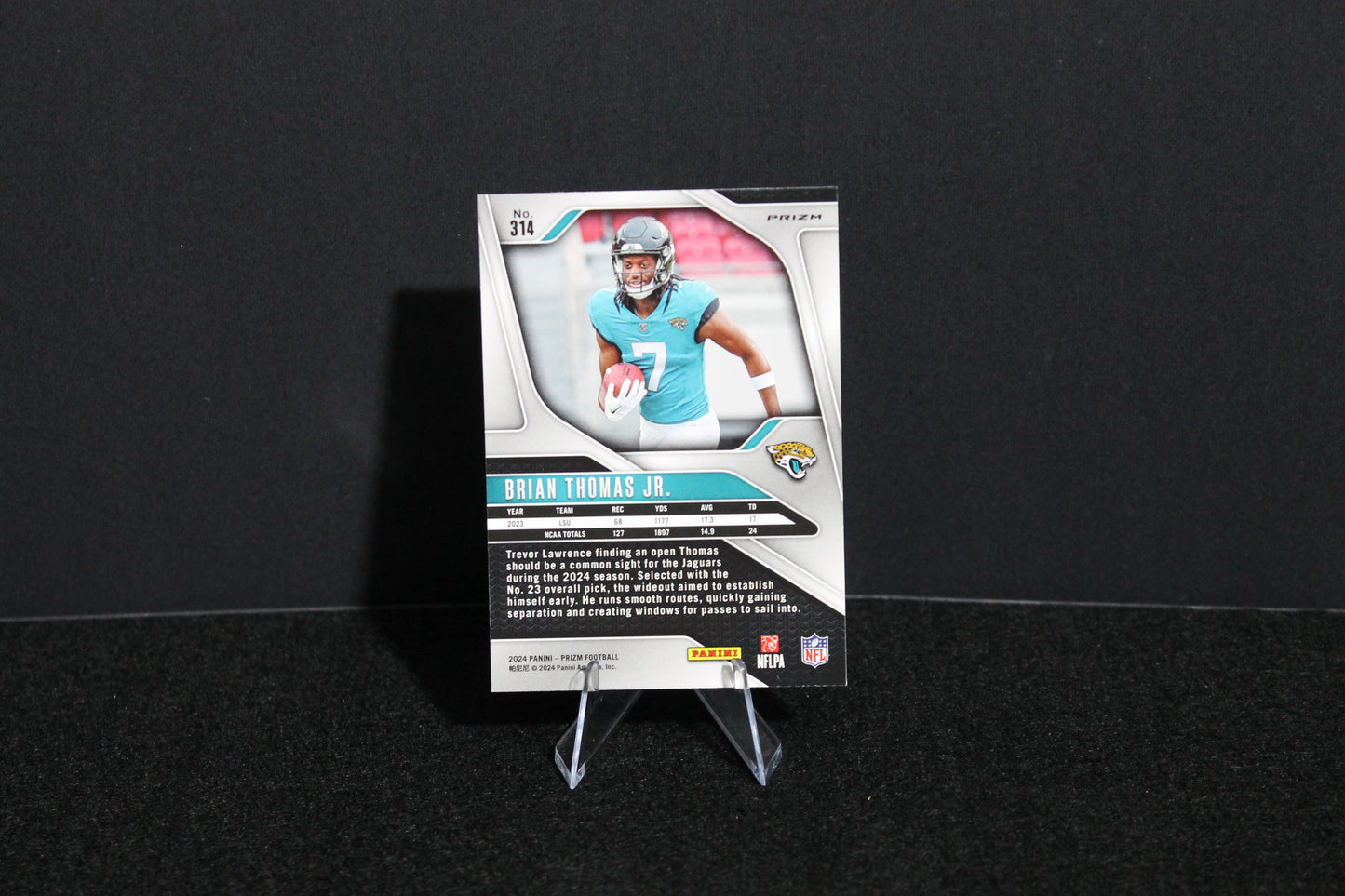 Brian Thomas Jr. - 2024 Panini Prizm - Silver Prizm - Rookie