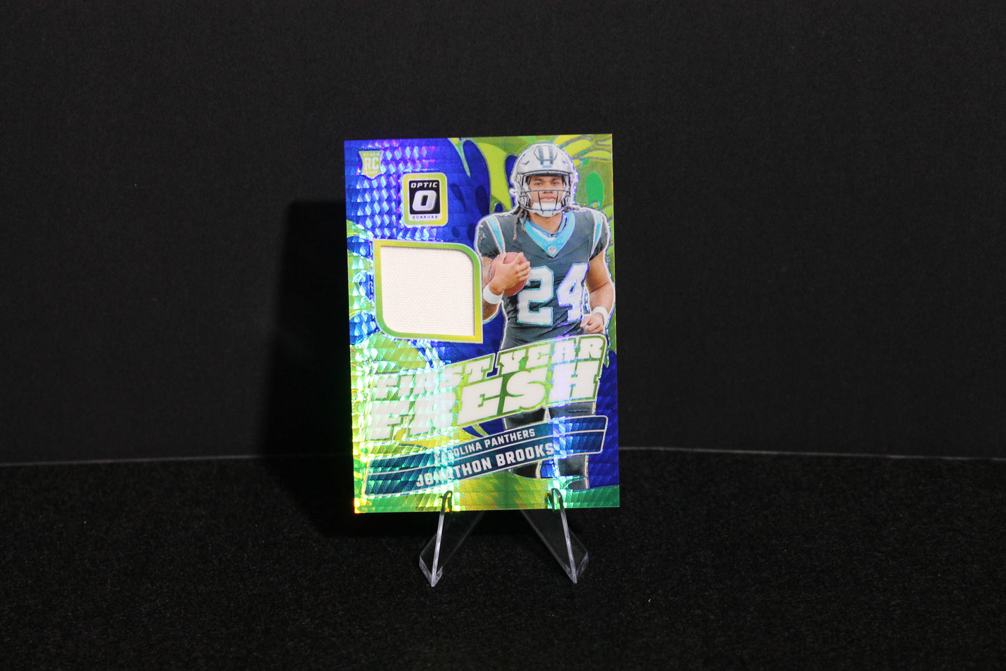 Jonathan Brooks - 2024 Donruss Optic - First Year Fresh Patch - Rookie