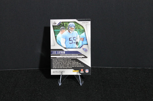 J.C. Latham - 2024 Panini Prizm - Green Wave - Rookie