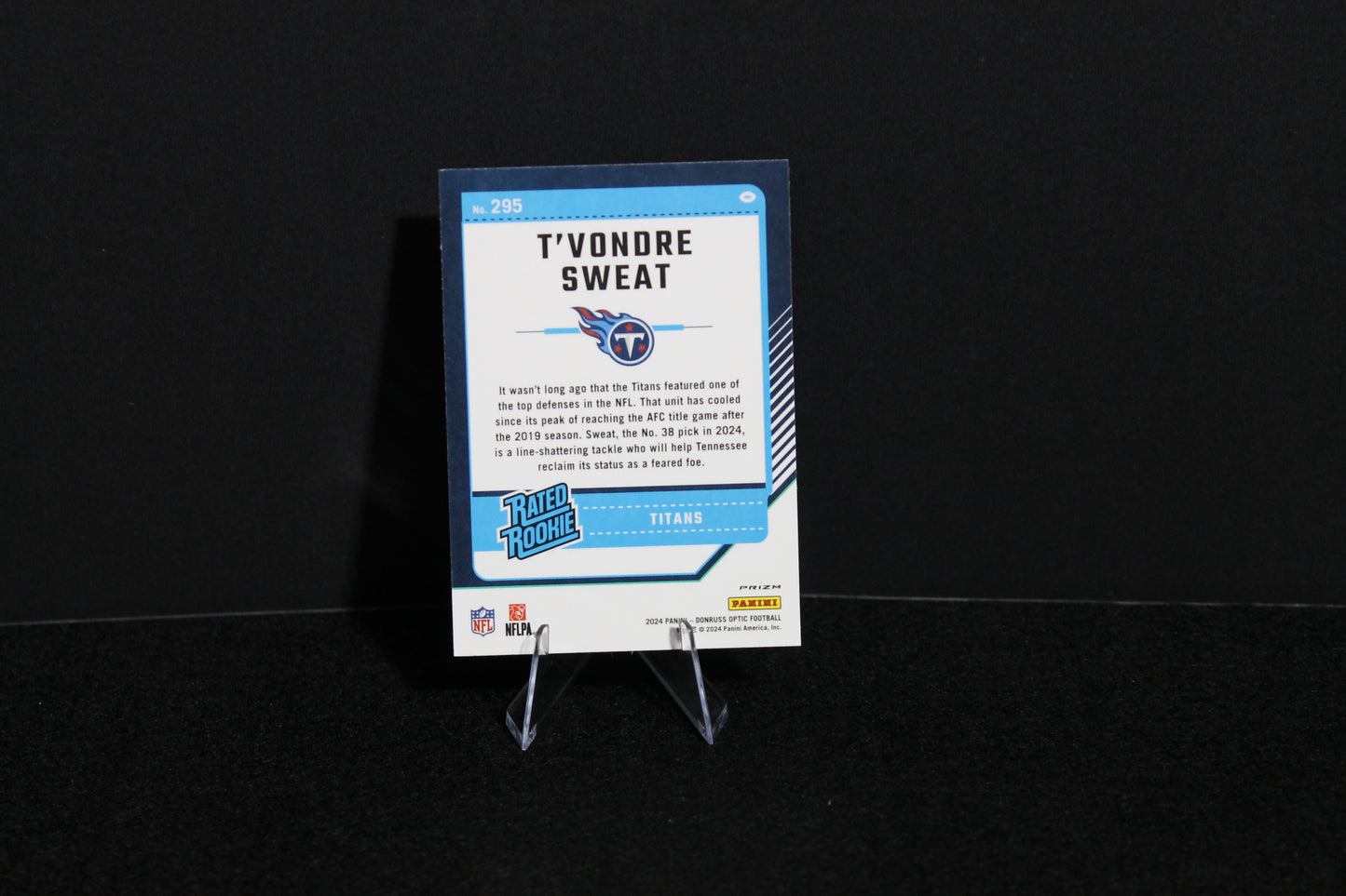 T'Vondre Sweat - 2024 Donruss Optic - Holo - Rookie Recruits