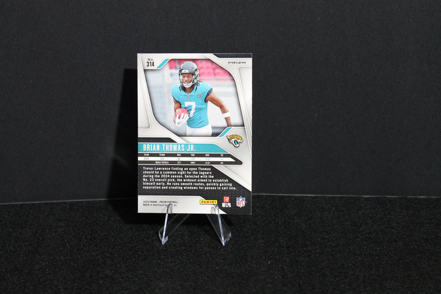 Brian Thomas Jr. - 2024 Panini Prizm - Lazer - Rookie