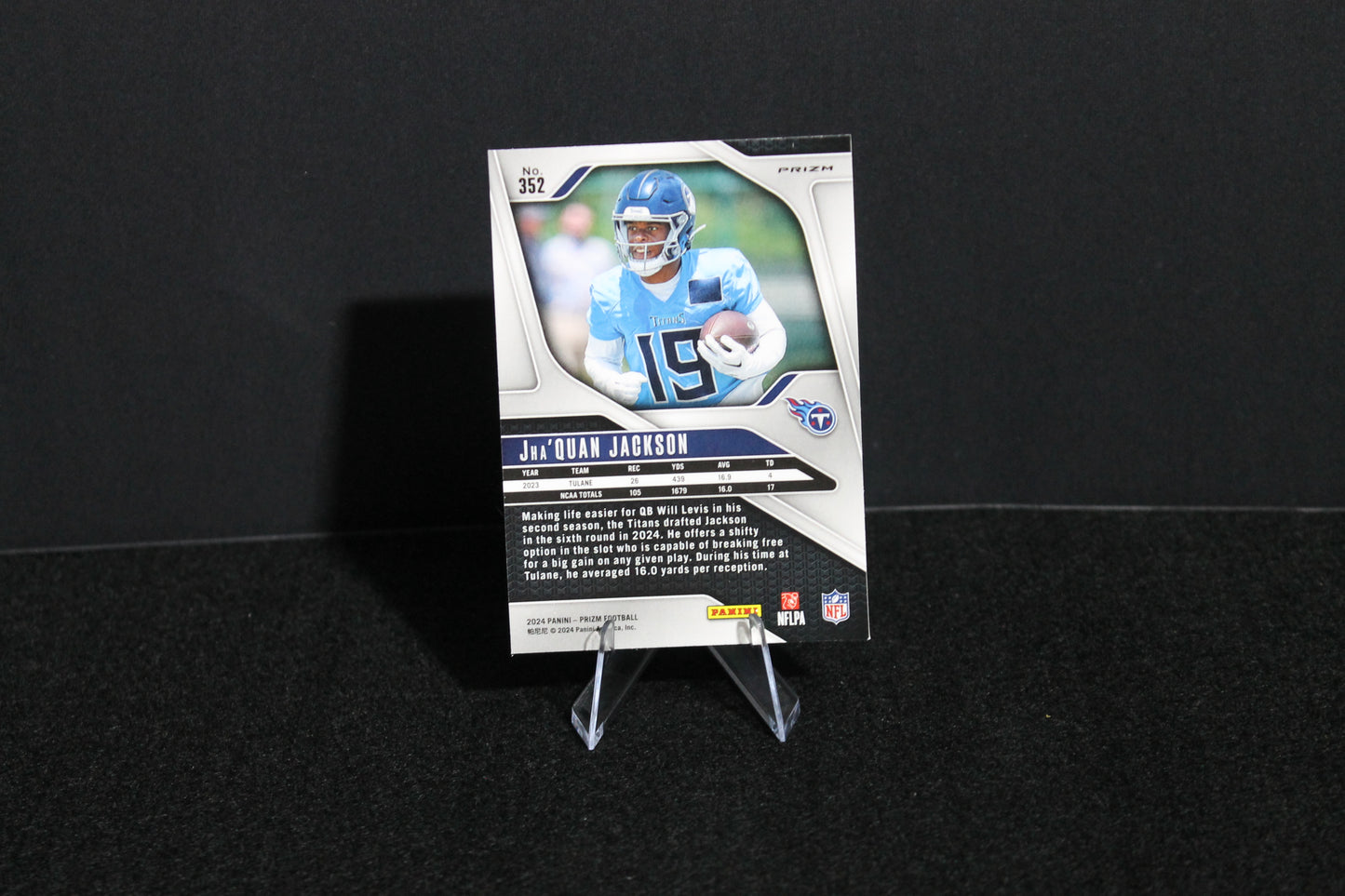 Jha'Quan Jackson - 2024 Panini Prizm - Green Wave - Rookie