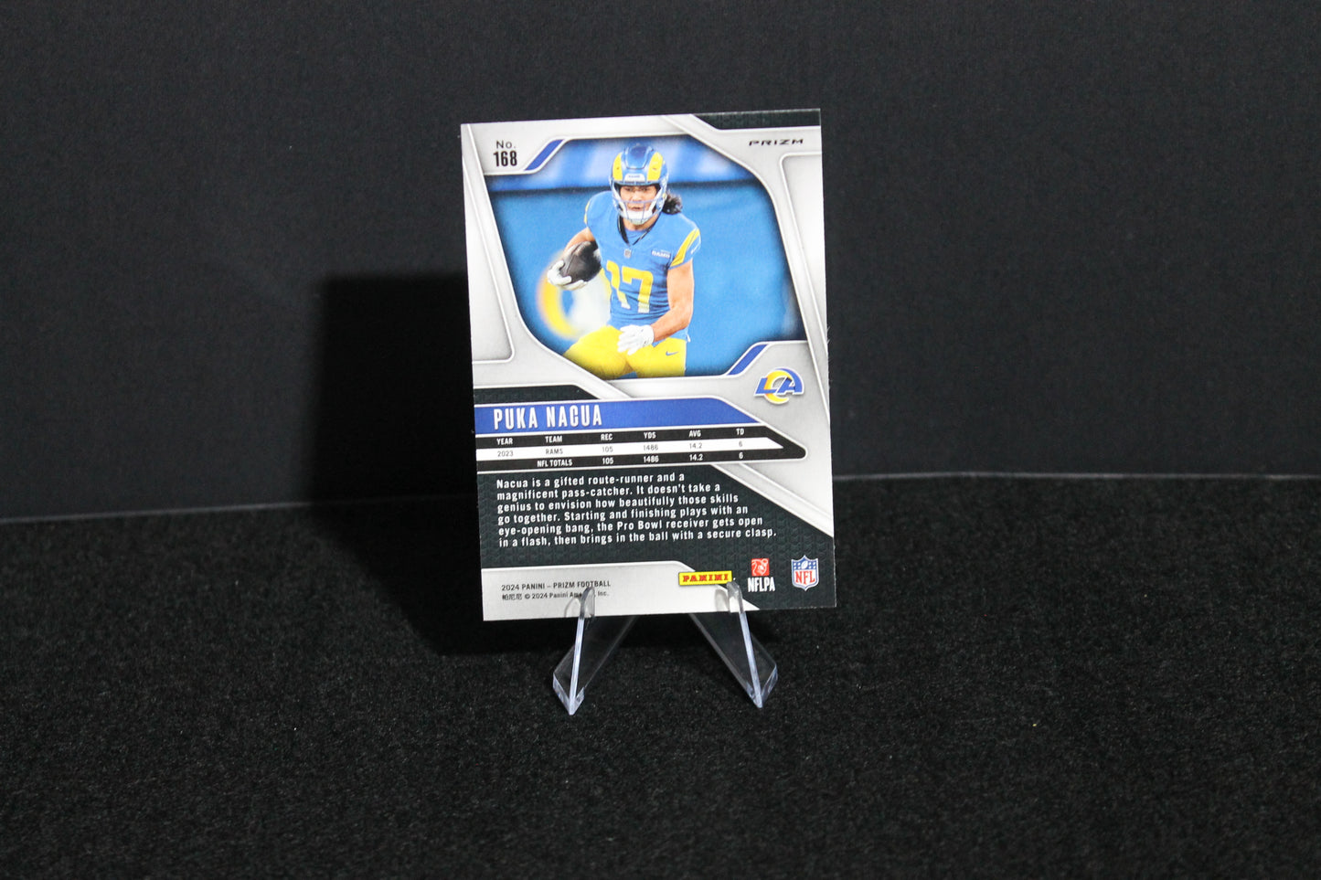 Puka Nacua - 2024 Panini Prizm - Pink Wave