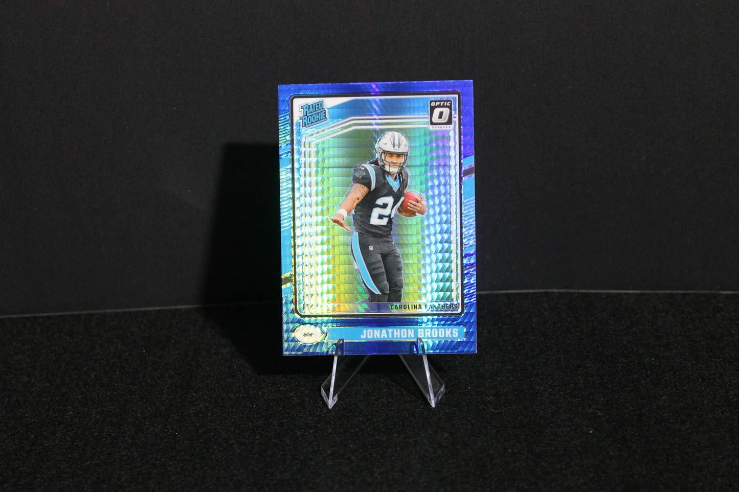 Jonathan Brooks - 2024 Donruss Optic - Blue Hyper - Rated Rookie