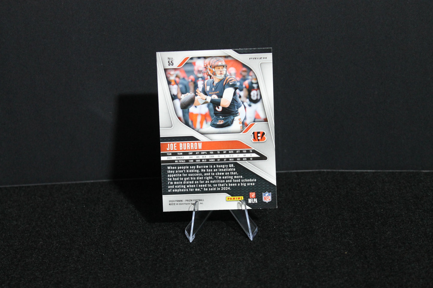Joe Burrow - 2024 Panini Prizm - Green Wave