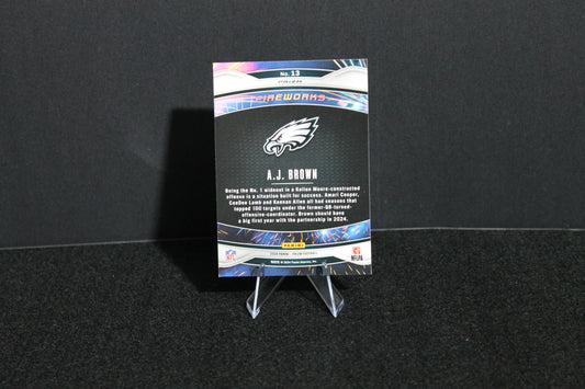 A.J. Brown - 2024 Panini Prizm - Green Wave Fireworks